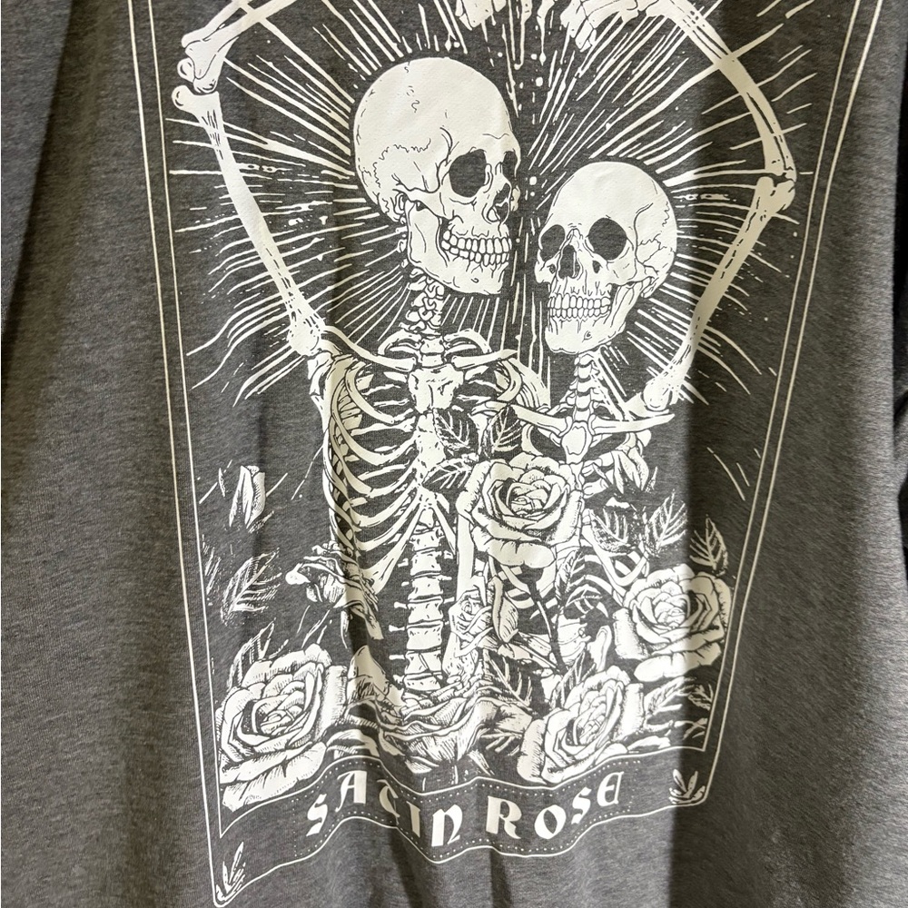 SHEIN Curve Heather Gray shirt 3XL